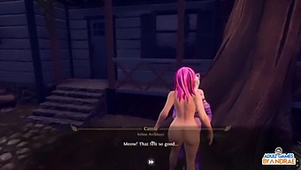胸部丰满的hentai宝贝在3d游戏中享受大鸡巴